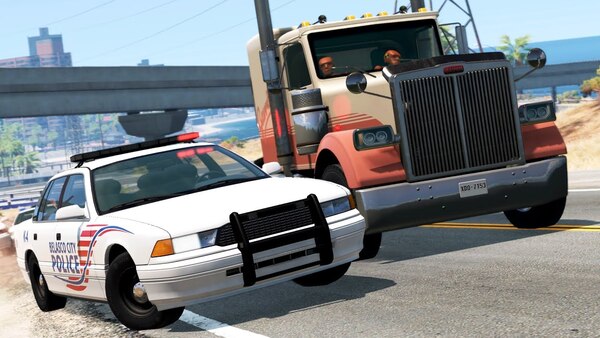 BeamNG.drive offers various modes, including single-player and multiplayer experiences